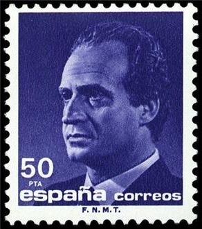 ESPAÑA 1989 3005 Sello Nuevo Rey D. Juan Carlos I 50pts sin goma Michel 2892 Espana Spain Espagne Spagna Spanje Spanien 